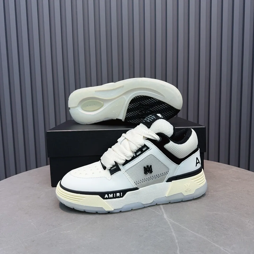 Men's shoes 💰660💰 AMIRI AMIRI trendy brand hot sale 🔥 Available all year round, couples 💑 Official website synchronization Imported fabrics 1⃣️ vs 1⃣️ replica, original factory special original sole, 35-45 (45. non-refundable)